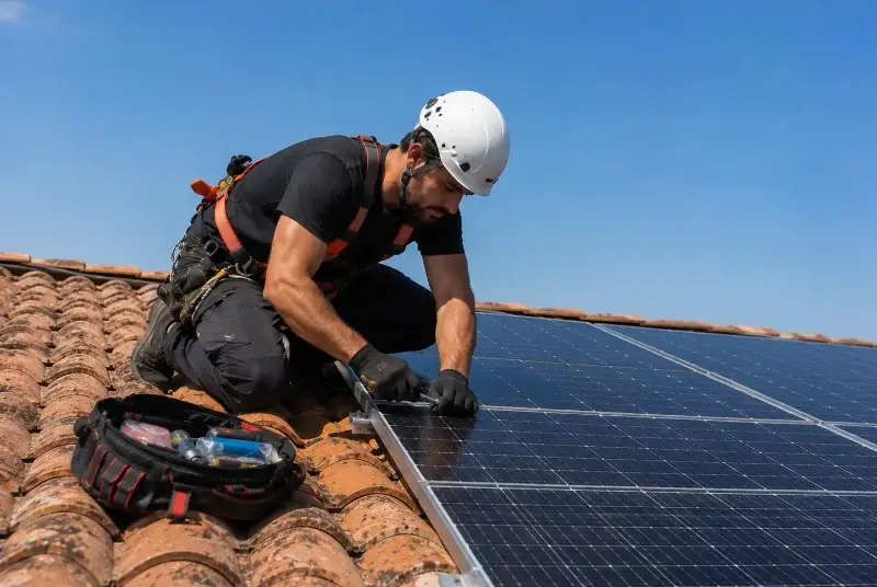 Maintenance et monitoring de panneaux solaires à Berric