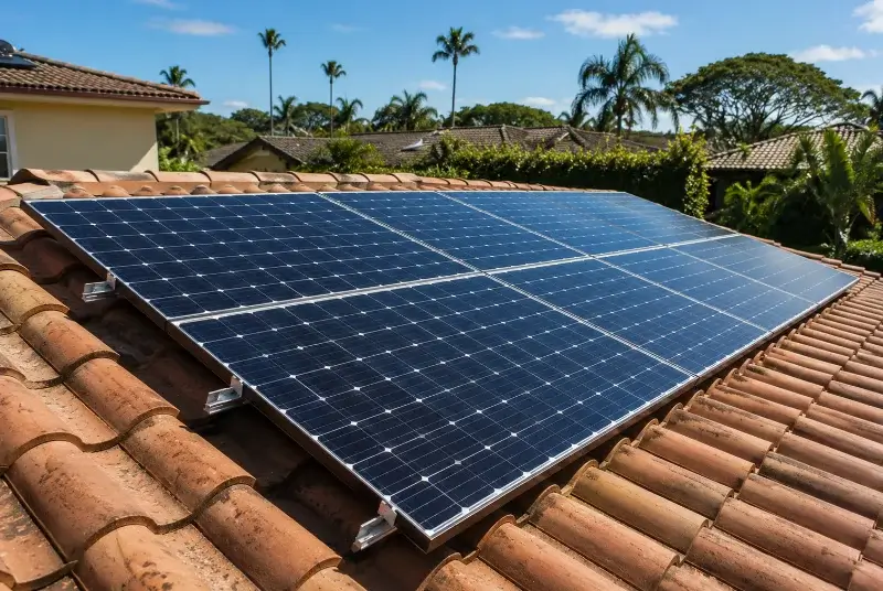 Installation de panneaux solaires à Berric